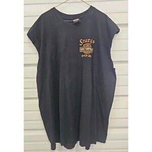 Harley Davidson Sturgis Cut Off Tshirt Size 3XL 2023